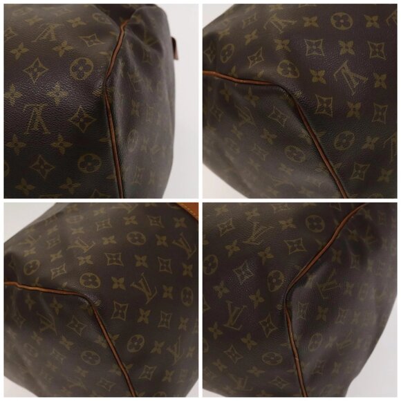 LOUIS VUITTON Monogram Keepall 55 Boston Bag M41424 LV Auth KD301 - Picture 14 of 16